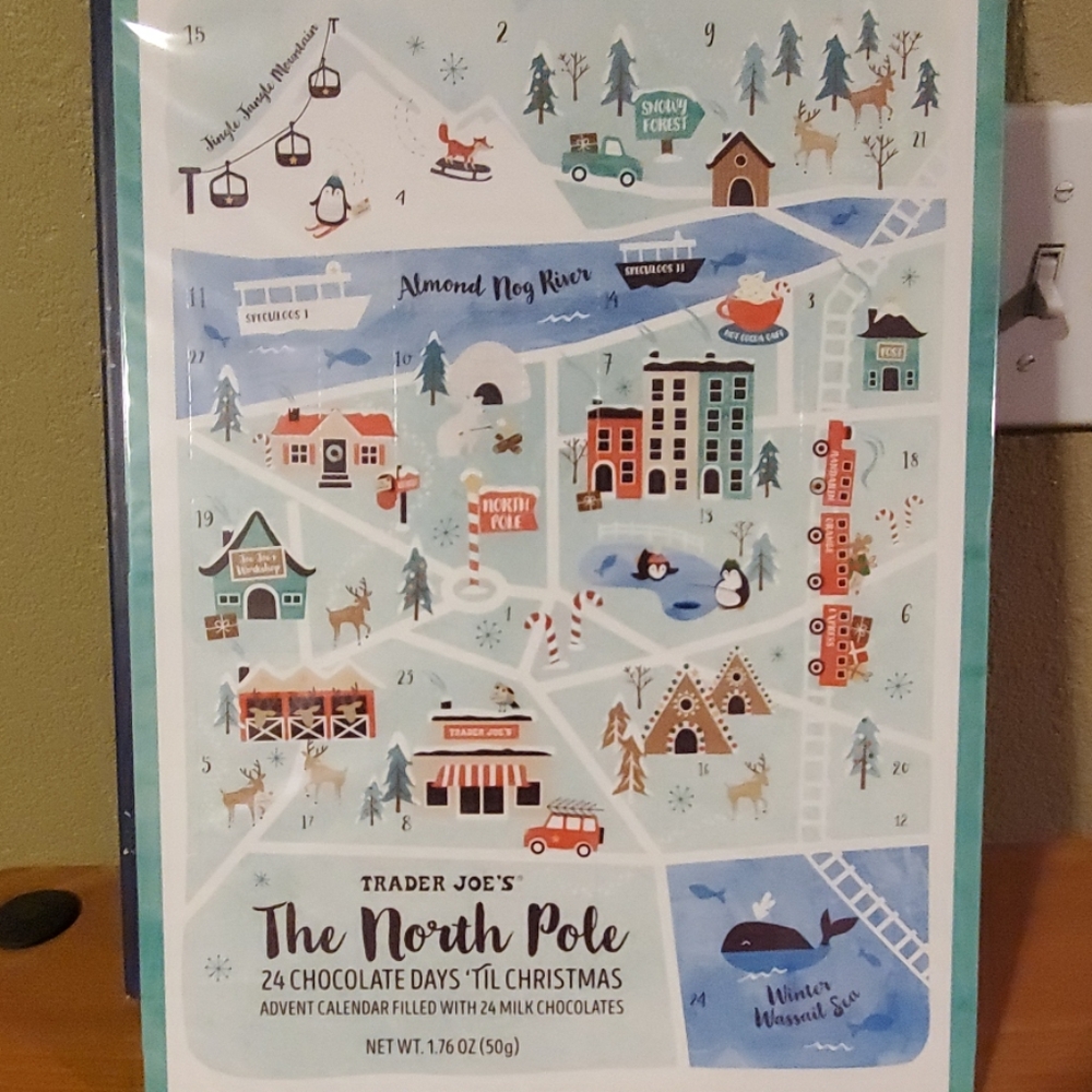 Trader Joe's the North Pole advent calendar 2019